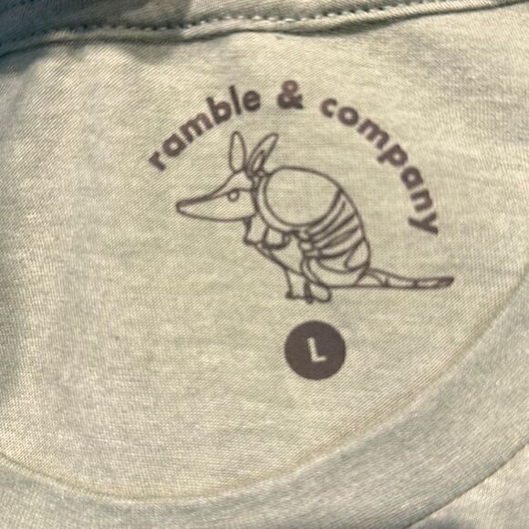 Ramble & Co JOY T-shirt Size Large Green White - Picture 4 of 6